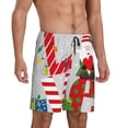 thumbnail image 2 of Fotbe Christmas Gnome With Love Pajama Shorts for Men, Men's Pajama Bottoms, Sleepwear,Short Pajama Pants-3X-Large, 2 of 9