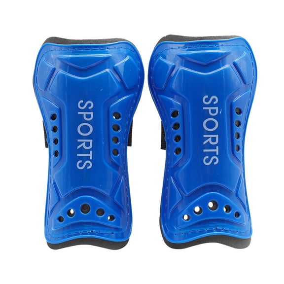 Soccer Shin Guards, Adult and Youth Soccer Shin Pads, Thickened Double Layer Padded Construction, Breathable Protective Gear for Lower Legs, for Soccer Training and Matches, Blue