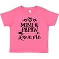thumbnail image 3 of Inktastic Mimi and Papaw Love Me Boys or Girls Toddler T-Shirt, 3 of 5