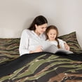 thumbnail image 5 of Castle Fairy Abstract Camouflage Queen Comforter Set,Geometric Bedding Comforter Set, 5 of 8