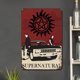 thumbnail image 2 of Placa Metal Vintage Sobrenatural Pintura Hierro Rectangular Pared 20x30cm, 2 of 9