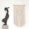 thumbnail image 2 of Tapiz Bohemio shaofei de Macramé Grande para Colgar en la Pared Color Beige 45 x 80 cm, 2 of 5