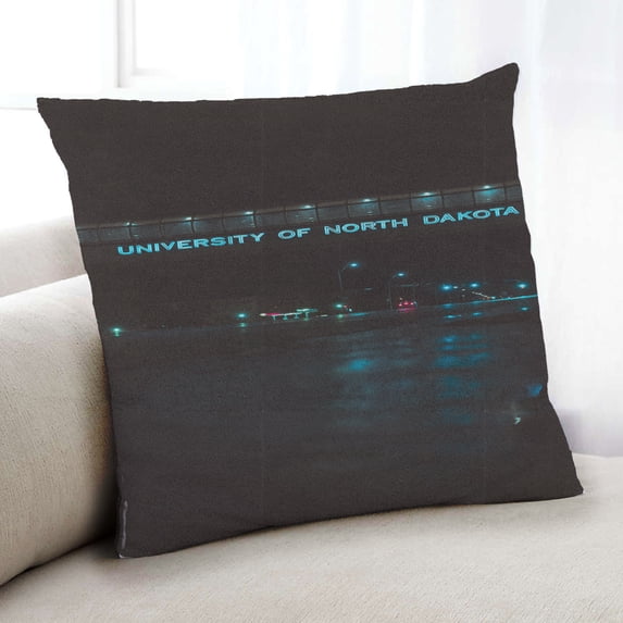 Ahgly Company State North Dakota Indoor Throw Pillow, 18 inch by 18 inch