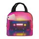 thumbnail image 1 of Disketp Neon Cassette Tape Bolsa Térmica para Almuerzo para Hombre y Mujer, Ideal para Trabajo, Senderismo y Picnic, 1 of 8