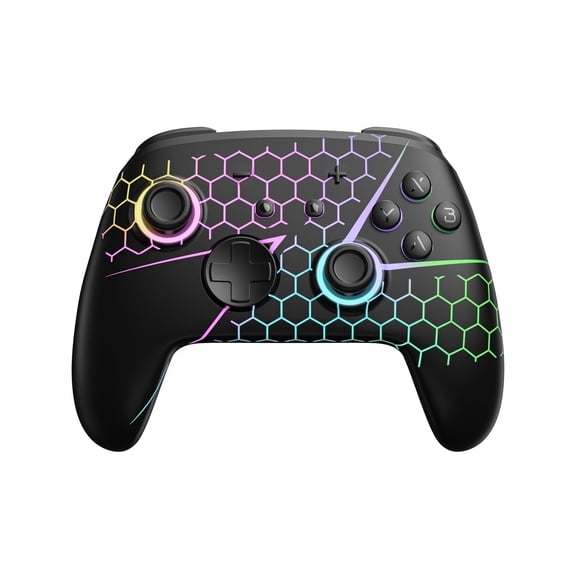 Funlab Switch 2 Wireless Video Game Pro Controller with Hall Effect Joystick Compatible with Switch/2/OLED, Black