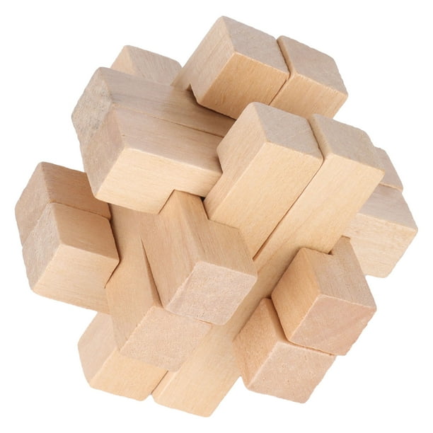 Juguete Rompecabezas, Rompecabezas De Madera Que Hace Que Los Dedos Sean Más Flexibles, Mejore Su Pensamiento Divergente Y Paciencia Para Viajar, En Familia, En Casa, Al Aire