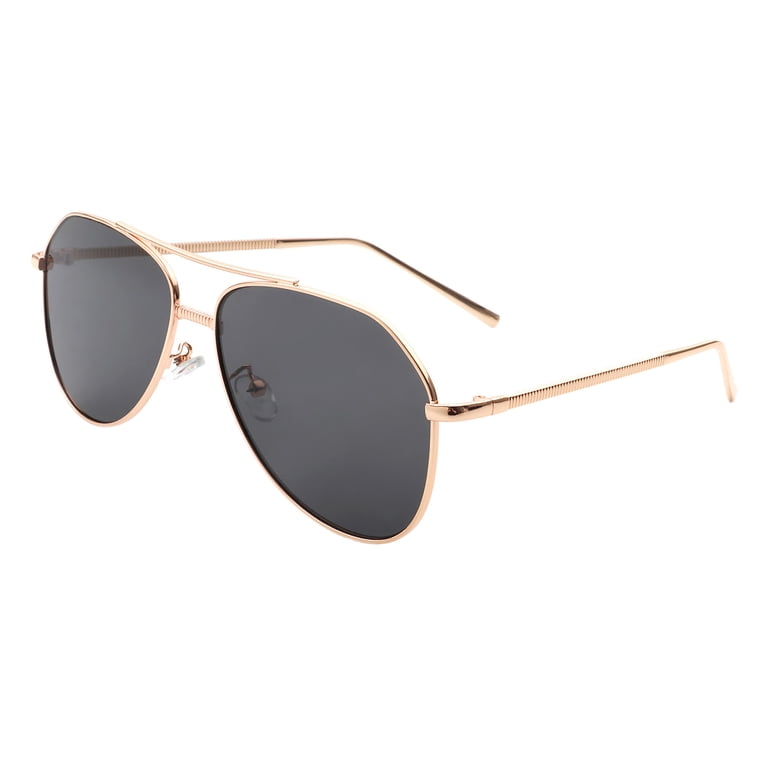 Black and Gold Women\'s Modern Aviator Sunglasses GUVIVI Retro Gold Aviator Sunglasses for Women Men, 2025  main image 3