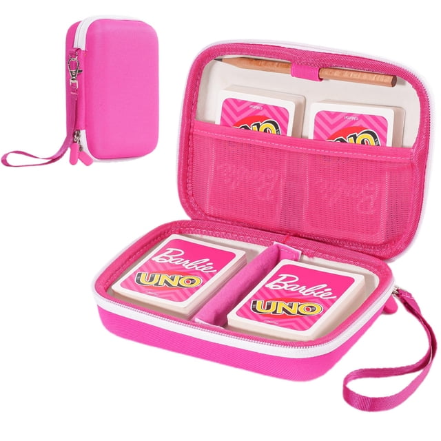 Funda de transporte para juegos de cartas ProCase con capacidad para más de 300 tarjetas, color rosa