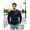 Dark Blue, variant on COOFANDY Men's Crew Neck Knitted Pullover Slim Fit Lightweight Sweatshirt all-Season Casual Dressy Wear