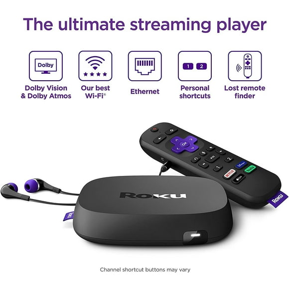 Dispositivo de transmision Roku Ultra 2020 HD 4K HDR