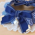 thumbnail image 3 of Cheers.US Pet Collar Plaid Pattern Dress-up Lace Cute Pet Cats Dogs Bowknot Collar Pet Supply Fine Workmanship,Pet Collar is Skin Friendly and Comfortable for Dog and Cat to Wear, 3 of 14