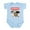 Sky Blue, variant on CafePress - Protected By Beagle Infant Bodysuit - Baby Light Bodysuit, Size Newborn - 24 Months