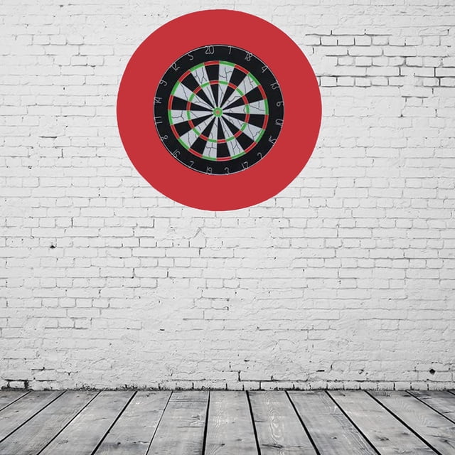 LJNYFDC Removable Dart Board Wall Protector Splicing Dart Board Wall Protector EVA Dart Backboard Red Wall Protection Ring Universal Dart Surround Dart Board Accessories
