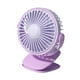 thumbnail image 4 of Ventilador de escritorio con Clip, ventilador de mesa giratorio USB, ventilador de refrigeración silencioso, miniventilador de escritorio para deporte Púrpura, 4 of 9