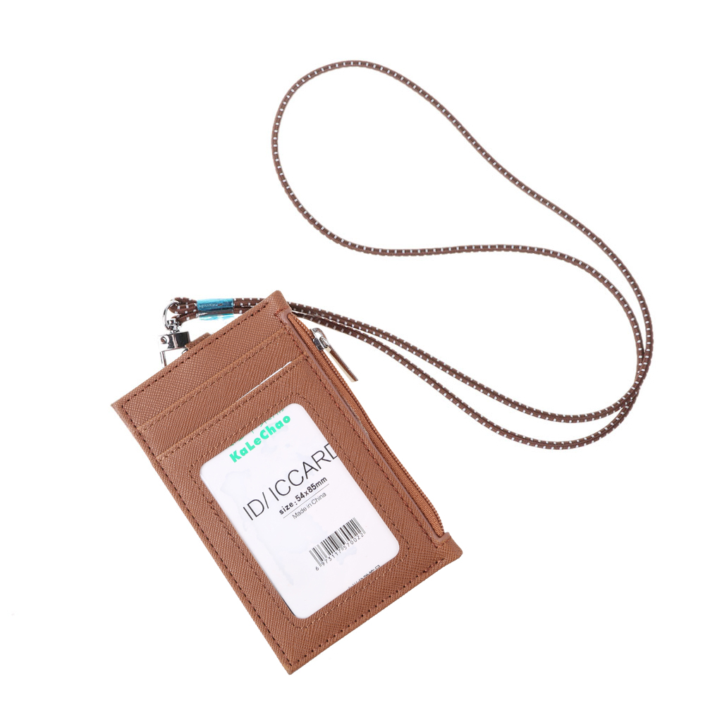 Women Business Card Holder Wallet Men PU Leather ID Cards Holders Case