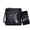 Black-Wolf, variant on Wolf Printed Crossbody Purse Wallet Sets for Women Waterproof Leather Shoulder Handbag with Matching Wallet Lightweight Crossbody Hobo Bag Set, Blue