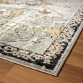 thumbnail image 5 of Luxe Weavers Oriental Floral Orange 8x10 Area Rug, Non-Shedding Distressed Style Carpet, 5 of 10