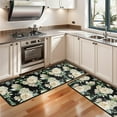 thumbnail image 3 of Kitchen Rugs Sets Of 2,Pioneer Flower Floral Print Pattern Anti Fatigue Kitchen Mat Rugs Non Slip Washable,Decorative Kitchen Floor Mats for Kitchen,Sink,Laundry,17"x47"+17"x47", 3 of 5