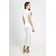 thumbnail image 3 of Vestido midi con detalle drapeado Roman Fashion /Juvenil, 03251 (Blanco) blanco EG, 3 of 4