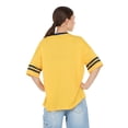 thumbnail image 4 of Forever 21 Women's Mesh Oversized Brazil Soccer Jersey Tee, Sizes XXS-XXL, 4 of 6