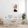 thumbnail image 5 of Stupell Industries Bold Floral Design Grey Cat Striped Sweater Framed Wall Art, 24 x 30, Design by Ioana Horvat, 5 of 5