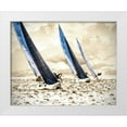 thumbnail image 3 of Alan Hausenflock 24x20 White Modern Wood Framed Wall Art Titled - Racing Waters II, 3 of 5