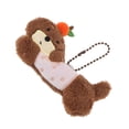 thumbnail image 6 of Unique Bargains 1 Pc Handbag Charm Dog Beaded Chain Handbag Accessories Dark Brown Light Pink, 6 of 6