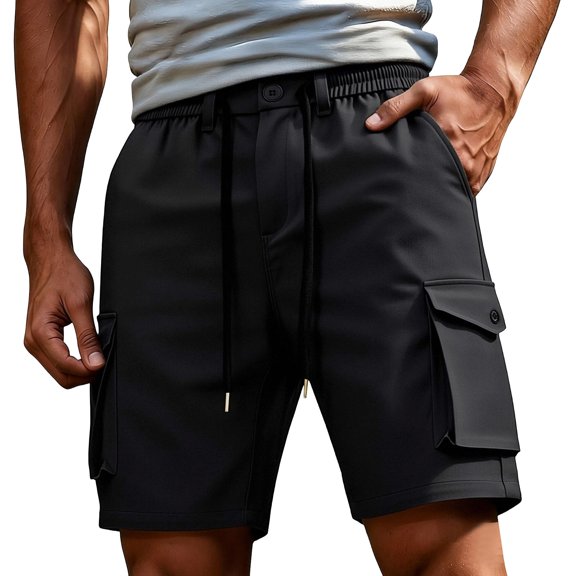 Gym Mens Shorts Loose Fit with Pocket Casual Cargo Shorts