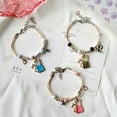 thumbnail image 2 of Women's Multicolor Kitten Couple's Best Friend Bracelet, 2 of 3