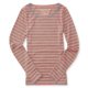 thumbnail image 1 of Camiseta gráfica de manga larga a rayas Aeropostale para mujer rosa mediana, 1 of 2