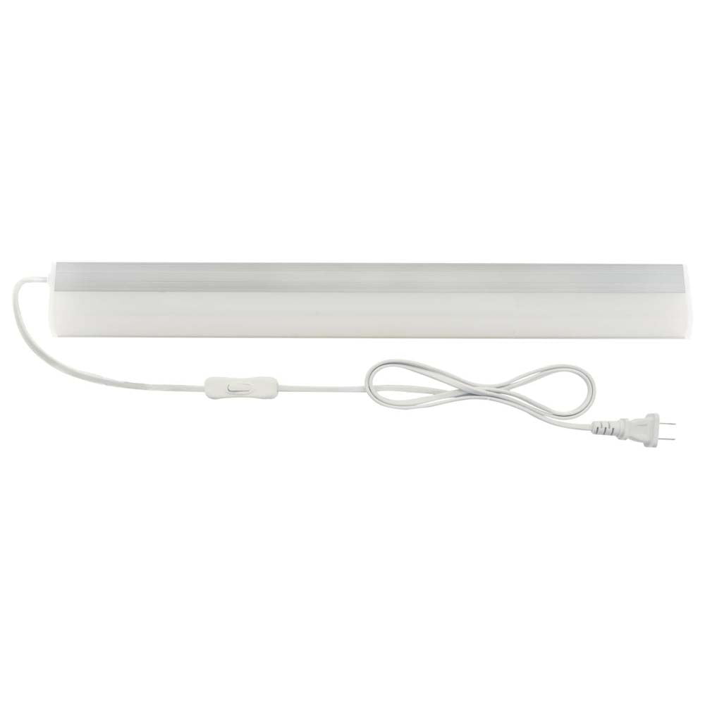 Nuvo 24-in 13.5w LED Under Cabinet Light Bar White Finish - 3000k Warm White