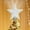 Christmas Star Tree Topper - Silver, variant on Christmas Tree Topper Lighted with 6 Patterns Projector, Christmas Star Tree Topper Built-in 3D Glitter LED Rotating Lights, Hollowed Christmas Tree Ornament for Xmas Party Holiday Decoration