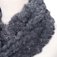 thumbnail image 3 of Soft Small Faux Fur Diamond Solid Color Warm Infinity Circle Scarf, 3 of 4