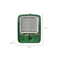 thumbnail image 3 of Blue Portable Misting Fan Handheld Personal With Water Spray 1500Mah Rechargeable Battery And 3-Speed Settings For Outdoor Travel Home And Office Cooling 5.43X2.16X7.00In, 3 of 7