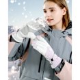 thumbnail image 3 of Guardurnaity 1 par de guantes de esquí de nieve invierno térmico antideslizante pantalla táctil motocicleta montar ciclismo deportes senderismo guantes y mitones mujer morada, 3 of 6