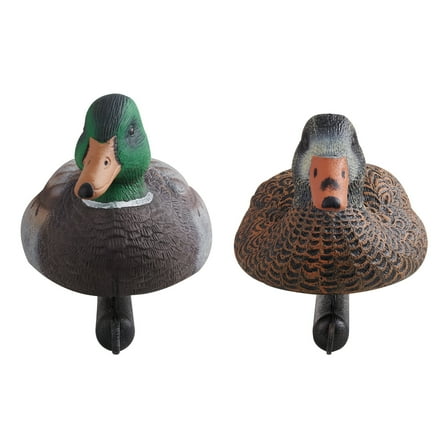 KFFKFF Realistic Floating Duck Decoys, Durable Plastic Design for Hunting and Outdoor Use, Suitable for Pool, Pond, Lake, or Garden Decoration, Lightweight and Portable, 6-Pack