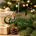 thumbnail image 2 of Clearance! Christmas Ornaments Dark Green Frosted Gradient Decorations, Xmas Tree Hanging Pendants, Seasonal Indoor Outdoor Decor for Christmas Tree Mantel Wall, 2 of 7