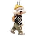 thumbnail image 2 of Adornos Colgantes para Coche Accesorios Creativos Acrílico Hombre Cachorro, 2 of 9