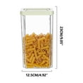thumbnail image 2 of Tall Airtight Food Storage Containers with Lids Plastic Pantry Jars for Cereal Flour Sugar Kitchen Organization and Bulk Dry Food Storage, UKHBMC | D, Green, 2 of 8