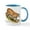 White/Blue Inside, variant on CafePress - Mountain Lion Mug - 11 oz Ceramic Mug - Novelty Coffee Tea Cup