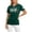 Multicolour1, variant on Womens Mexico Soccer Jersey T Shirt Short Sleeve V Neck Ringer Football Fan Script Collar 2026 Retro Vintage Casual Summer Tee