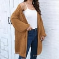 thumbnail image 2 of hotojiny Cardigans Sweaters for Womens Fashion Knit Open Front Long Sleeve Coats Solid Color Outwear, 2 of 6