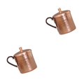 thumbnail image 1 of Cateissary Moscow Mule Mug Cup Tea Coffee Lid with Mug Beer Drinking Cobre 350 ml 2Conjunto, 1 of 6