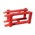 thumbnail image 3 of arctrm 1/64 Scale Vehicle Display Stand Miniature Parking Lot Sand Table Realistic Simulation Micro Landscape Garage Display Diorama 2 Layer Red, 3 of 9