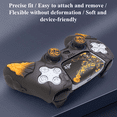 thumbnail image 4 of Silicone Case and Joystick Caps for PS5 DualSense Controller - Wukong White/Black, 4 of 4