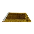 thumbnail image 2 of Ahgly Company Machine Washable Indoor Rectangle Abstract Yellow Modern Area Rugs, 3' x 5', 2 of 4