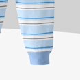thumbnail image 6 of 4-5 Years Child Boys Striped Pajama Set,Long Sleeve Top and Pants,Soft Sleepwear Loungewear for Fall Winter, 6 of 7