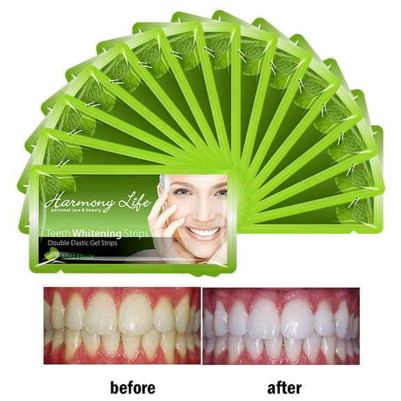 Harmony Life 28pcs Teeth Whitening Strips 30 minutes Tooth Whitenner White Strips