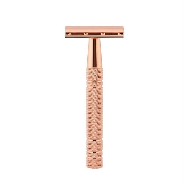 Jinsinto Rose Gold Women's Safety Razor with Stand - Metal Women's Razor - Safety Razor - Women's Shaving - Manual Shaving