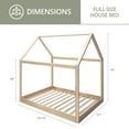 thumbnail image 3 of American Furniture Classics FULL S House Canopy Bed, Natural - Full Size, 3 of 9